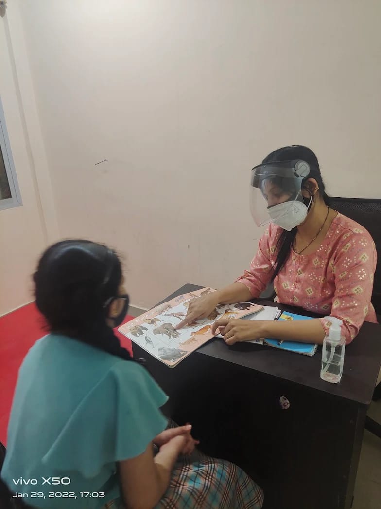 Pediatric occupational therapy session